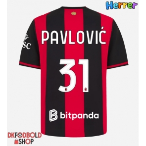 AC Milan Strahinja Pavlovic #31 Hjemmebanetrøje 2026-27 Kort ærmer